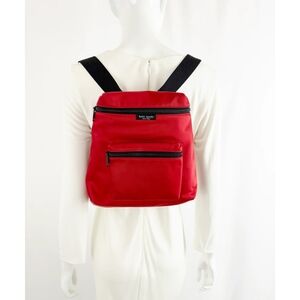 Kate Spade NWT Vintage Red Nylon Backpack